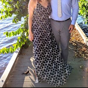 Loft Floral Maxi Dress- “one size”